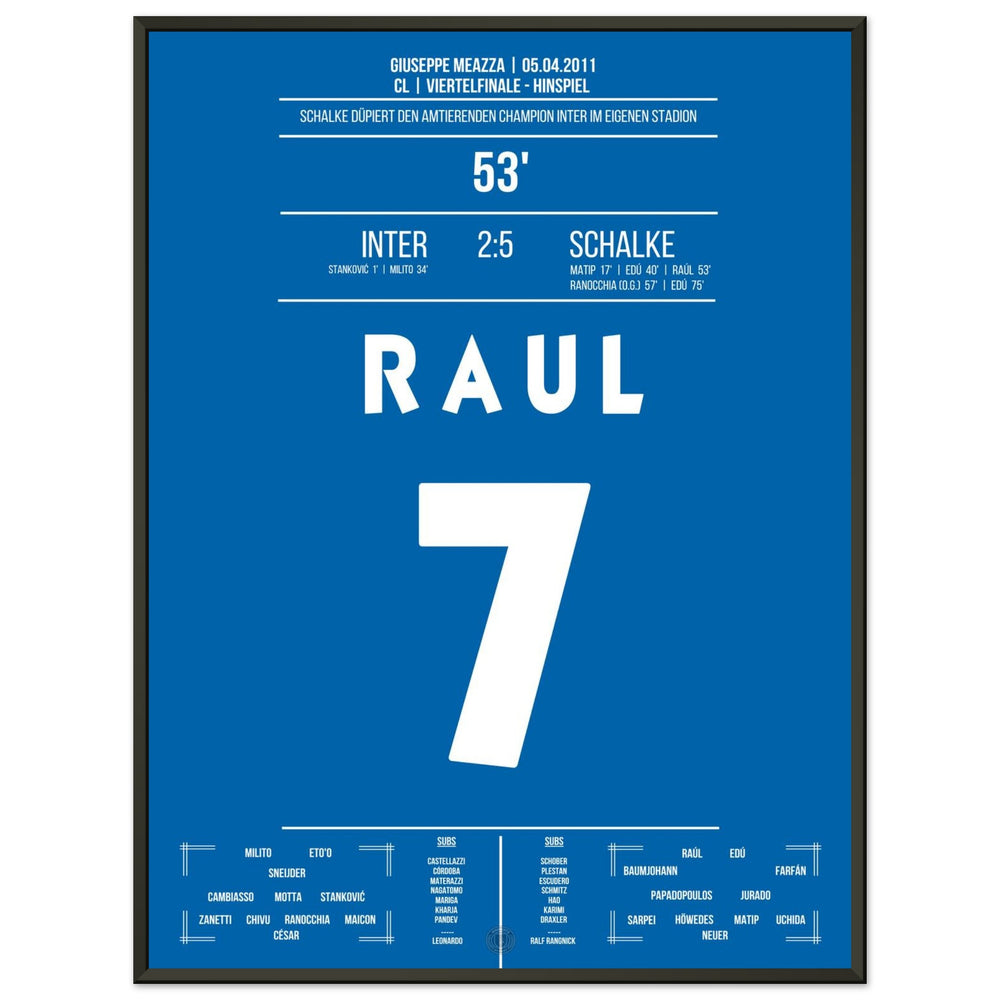 Raul-show bij gala-overwinning tegen titelverdediger Inter in de kwartfinale 2011