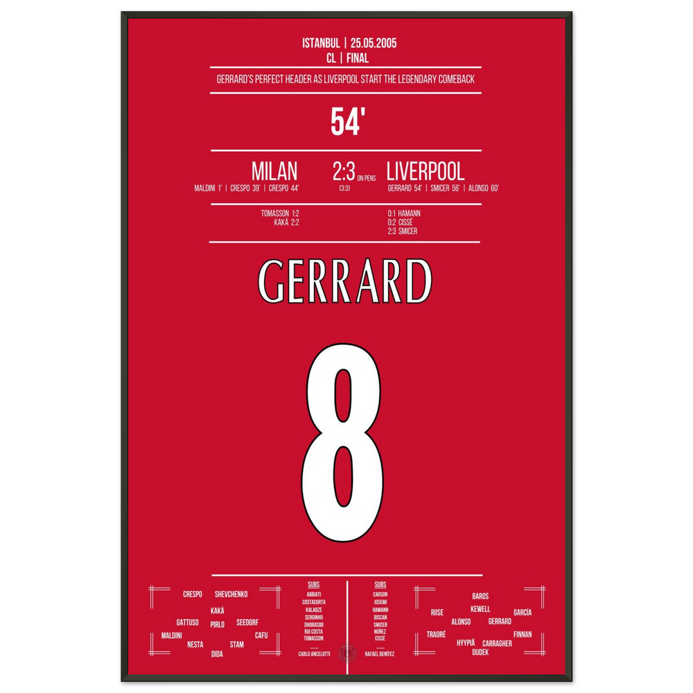 Gerrard initiates the most legendary comeback in history.