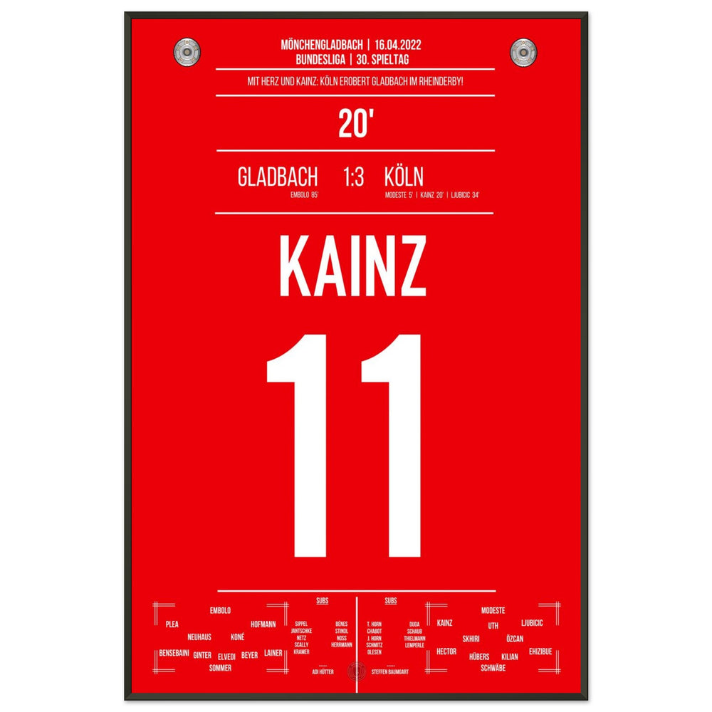 Cologne Derby victory in Mönchengladbach Bundesliga season 2021/22