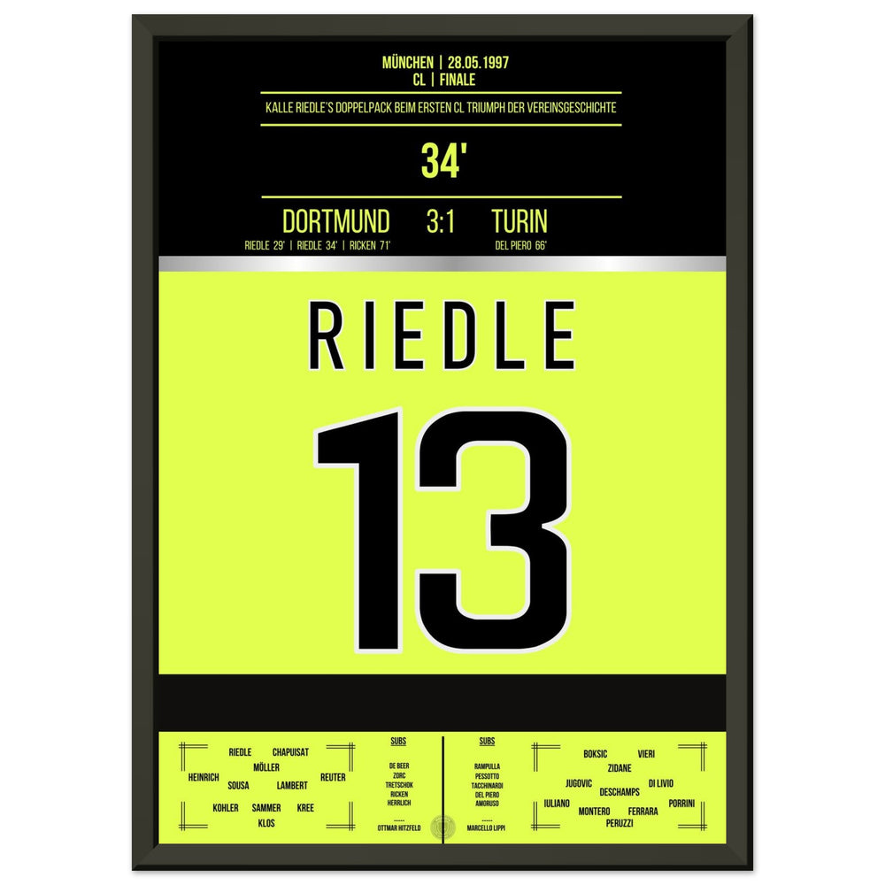 Riedle's dubbele goal in de finale van 1997