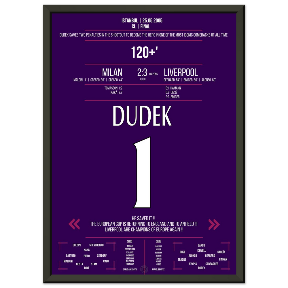 This one night in Istanbul - Dudek the hero in the final 2005