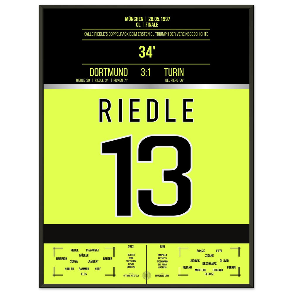 Riedle's dubbele goal in de finale van 1997