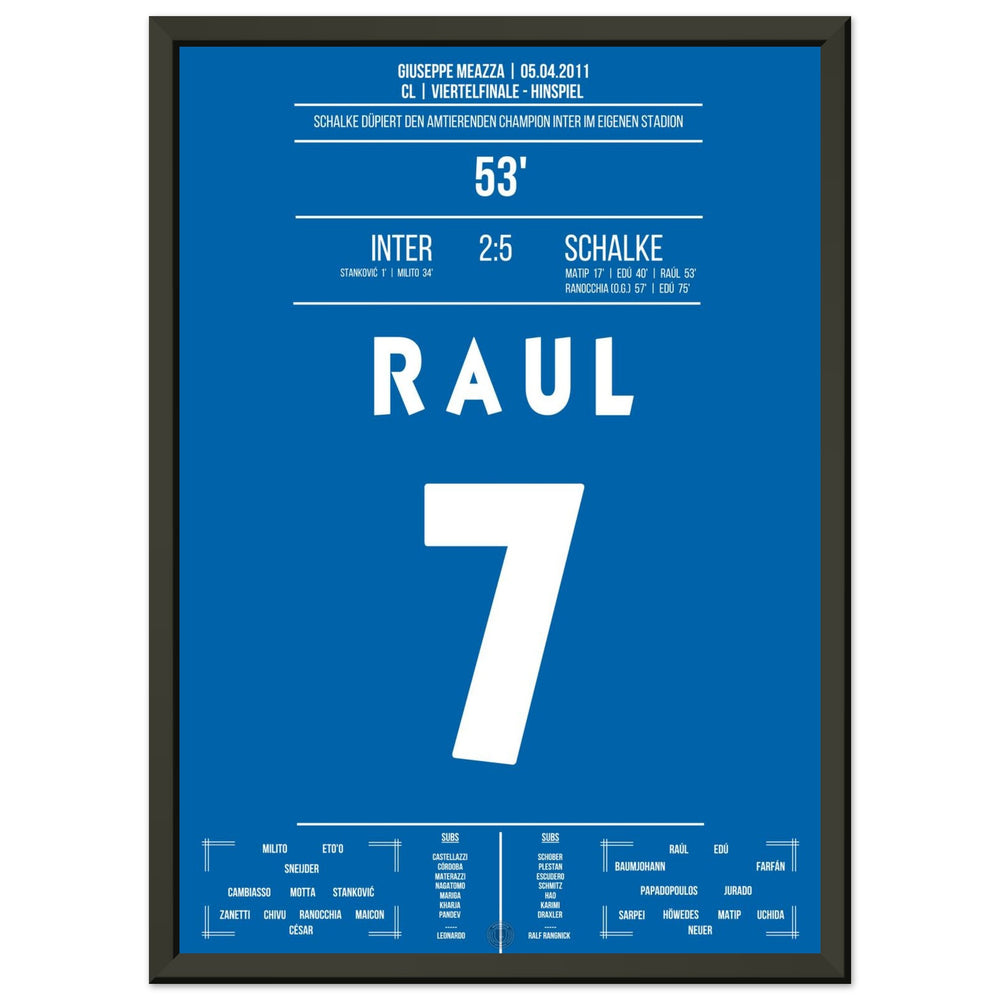 Raul-show bij gala-overwinning tegen titelverdediger Inter in de kwartfinale 2011
