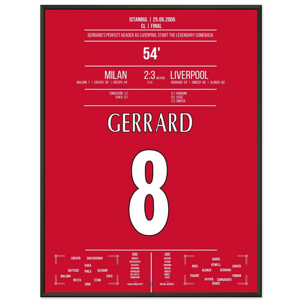 Gerrard initiates the most legendary comeback in history.