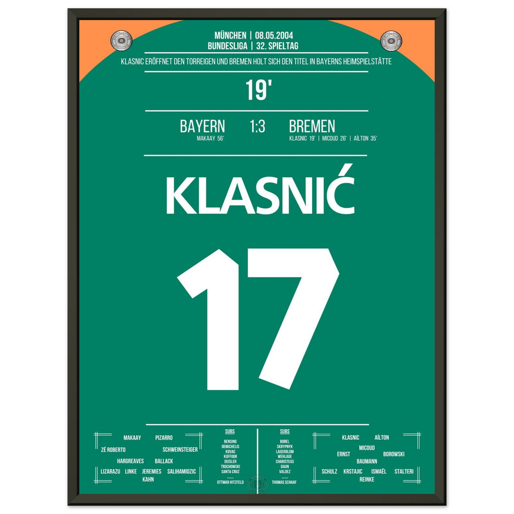 Klasnic's doelpunt bij de kampioenschapswinst in München 2004
