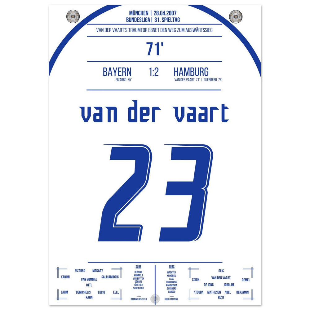Van der Vaart's Traumtor beim Auswärtsieg bei den Bayern 2007