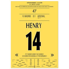 Legendary solo goal by Thierry Henry at the Bernabeu 2006