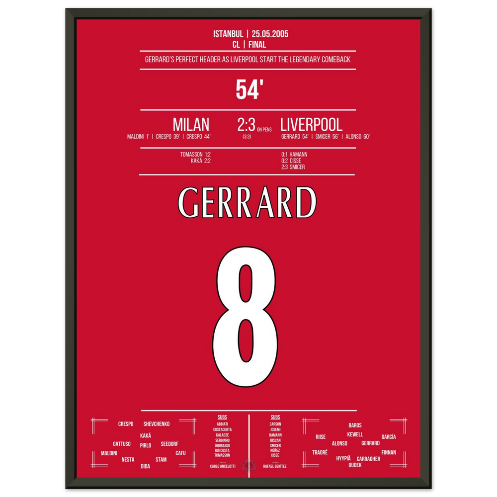 Gerrard initiates the most legendary comeback in history.