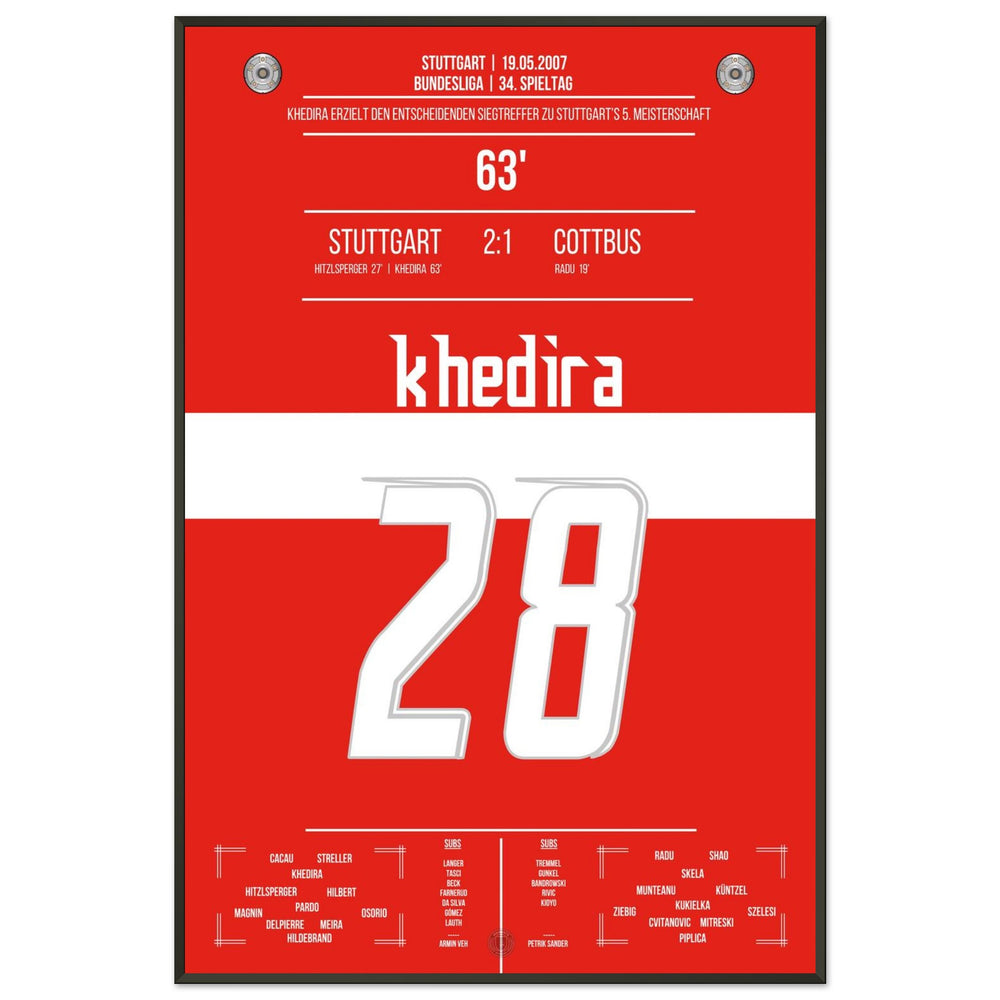Khedira kopt Stuttgart naar het kampioenschap 2007