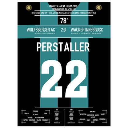 Innsbruck's wilde Aufholjagd zum Klassenerhalt 2013 30x40-cm-12x16-Ohne-Rahmen