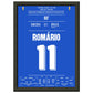 Romario's Siegtreffer im Halbfinale bei der Weltmeisterschaft 1994 A4-21x29.7-cm-8x12-Schwarzer-Aluminiumrahmen